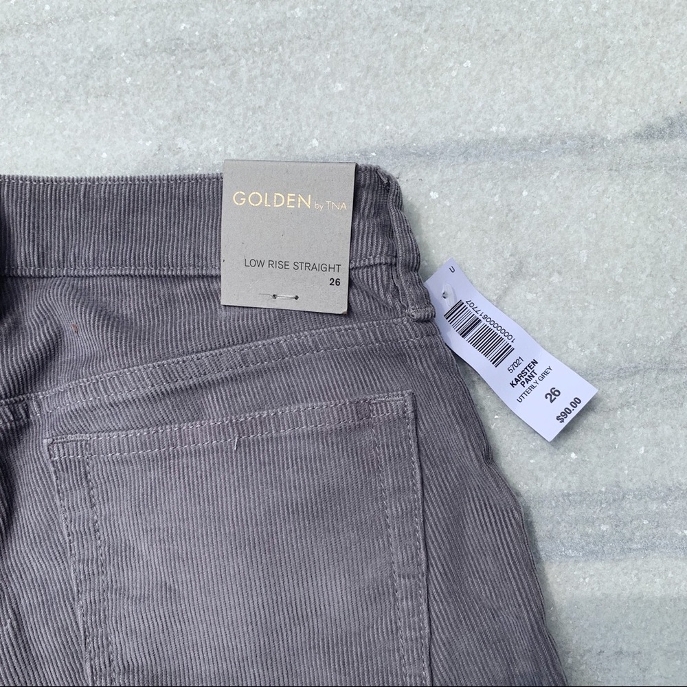 Aritzia NWT Gray Cords - Picture 6 of 6